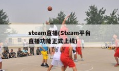 steam直播(Steam平台直播功能正式上线)